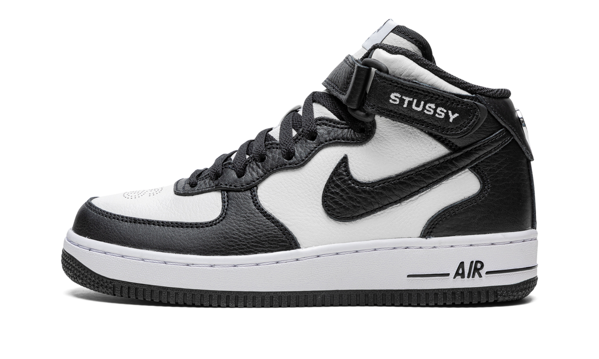 Air Force 1 Mid "Stussy - Light Bone Black" DJ7840 002