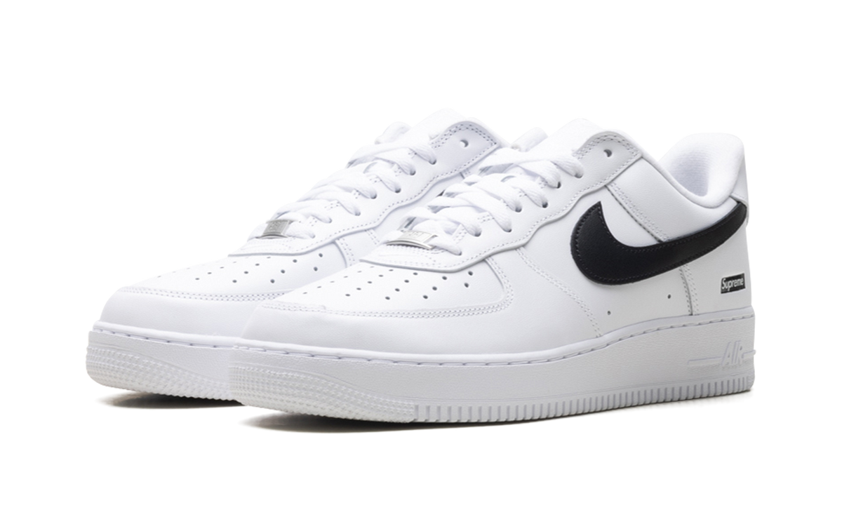 Air Force 1 Low "Supreme - Mini Box Logo White / Black" CU9225 102