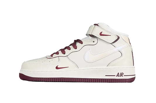 Nike Air Force 1 Mid "Sail/Crimson"