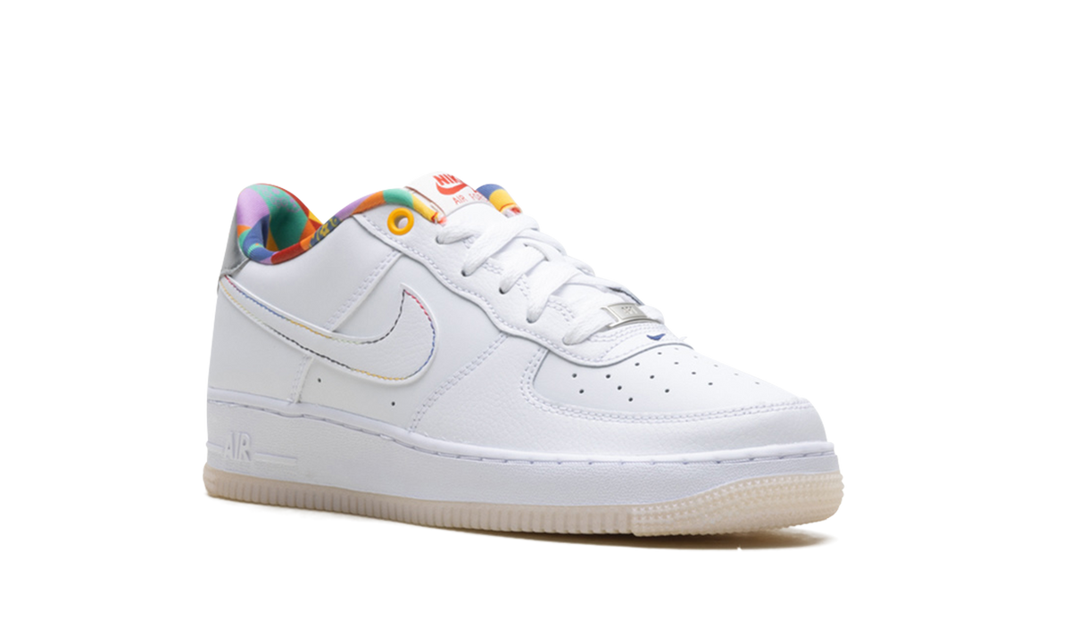 Air Force 1 Low LV8 GS "White Playful Print" FN8912 111