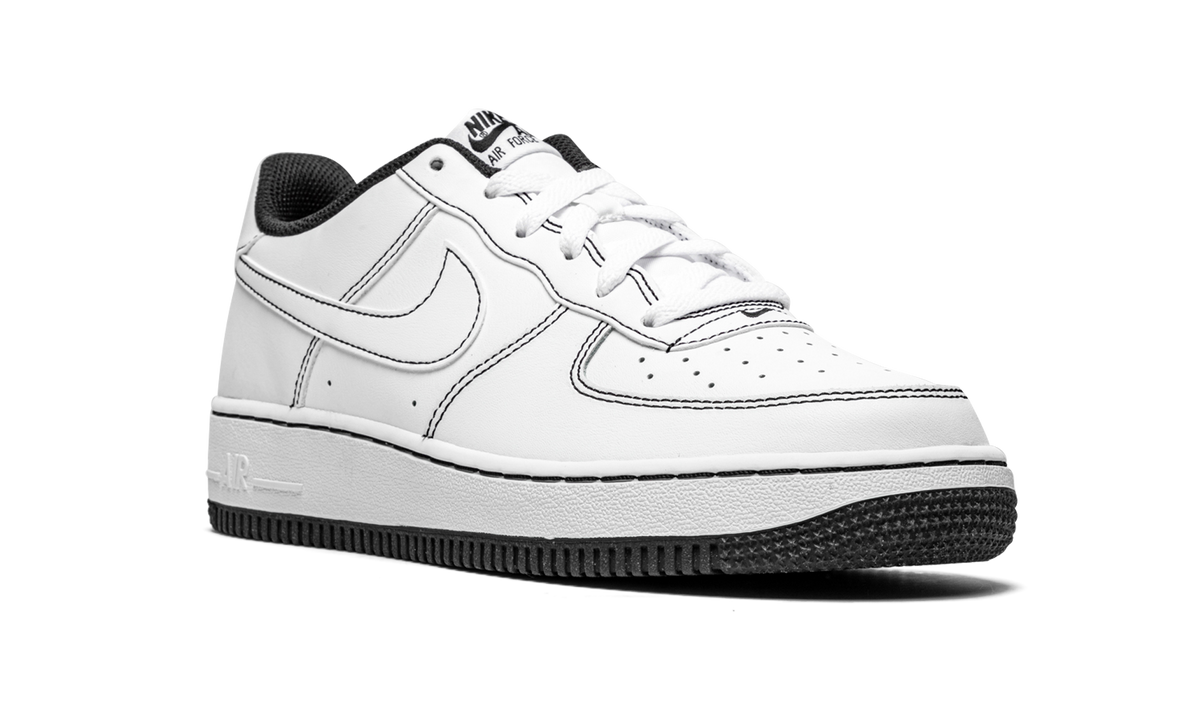 Air Force 1 Low '07 GS "Contrast Stitching - White / Black" CW1575 104