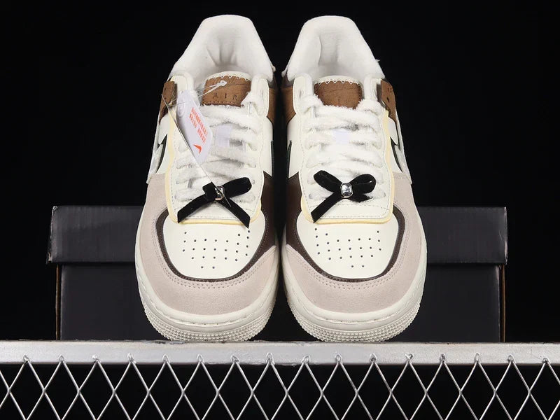 Nike Air Force 1 Shadow "White/Broen"