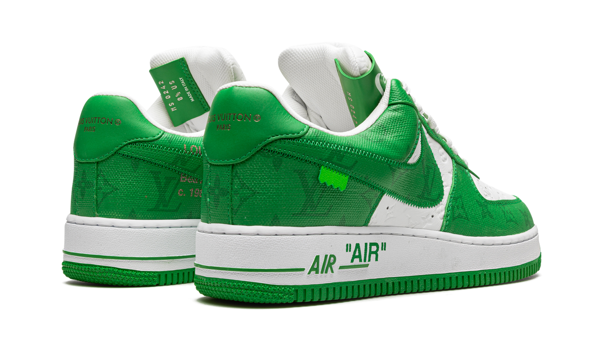 Louis Vuitton Air Force 1 Low "Virgil Abloh - White/Green" 1A9V9U