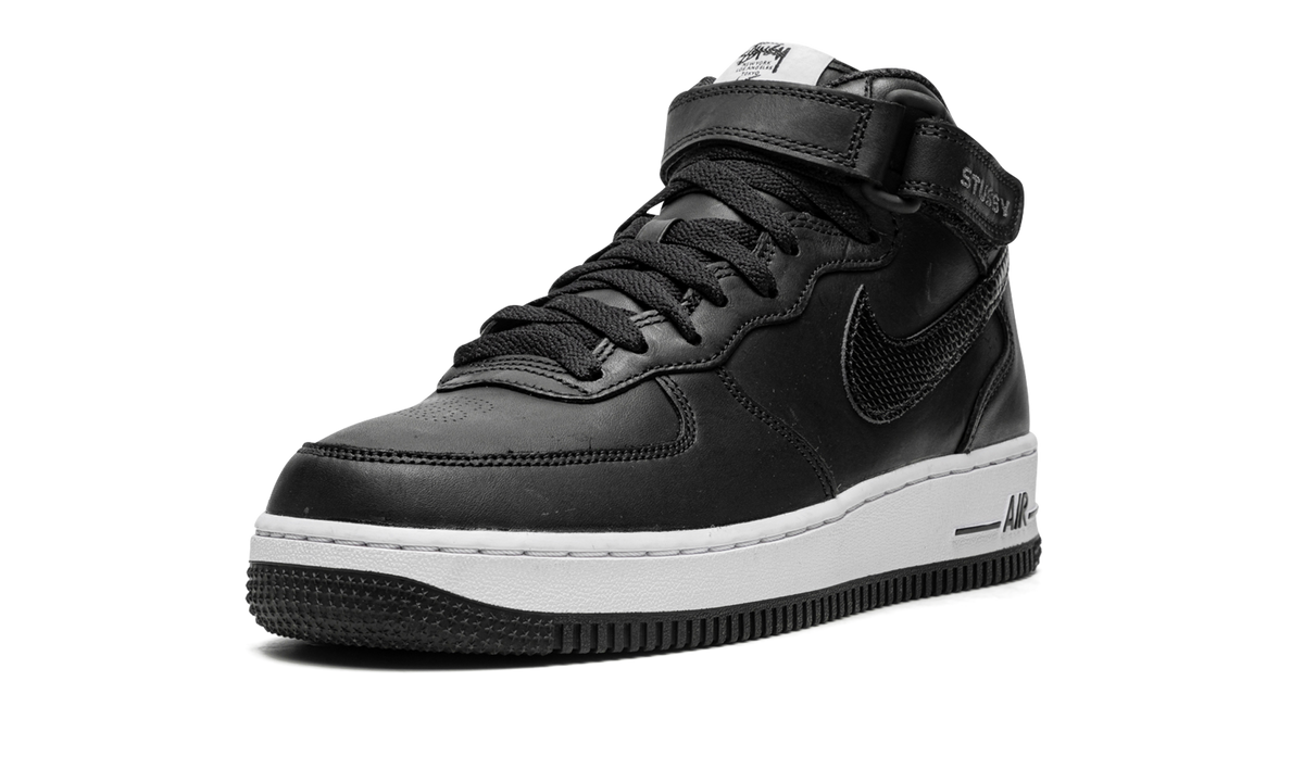Air Force 1 Mid "Stussy - Black" DJ7840 001