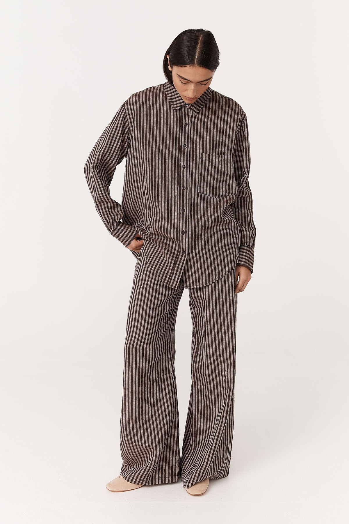 Ramona Linen Long Sleeve Shirt