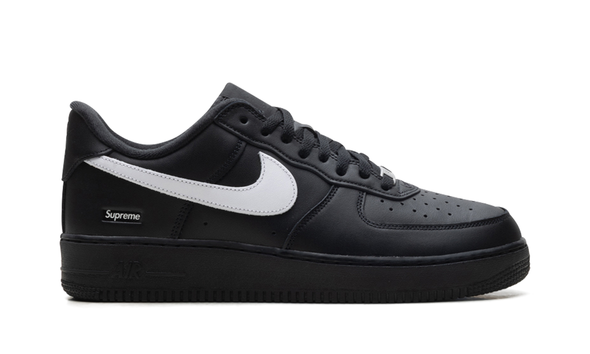 Air Force 1 Low "Supreme - Mini Box Logo Black / White" CU9225 002
